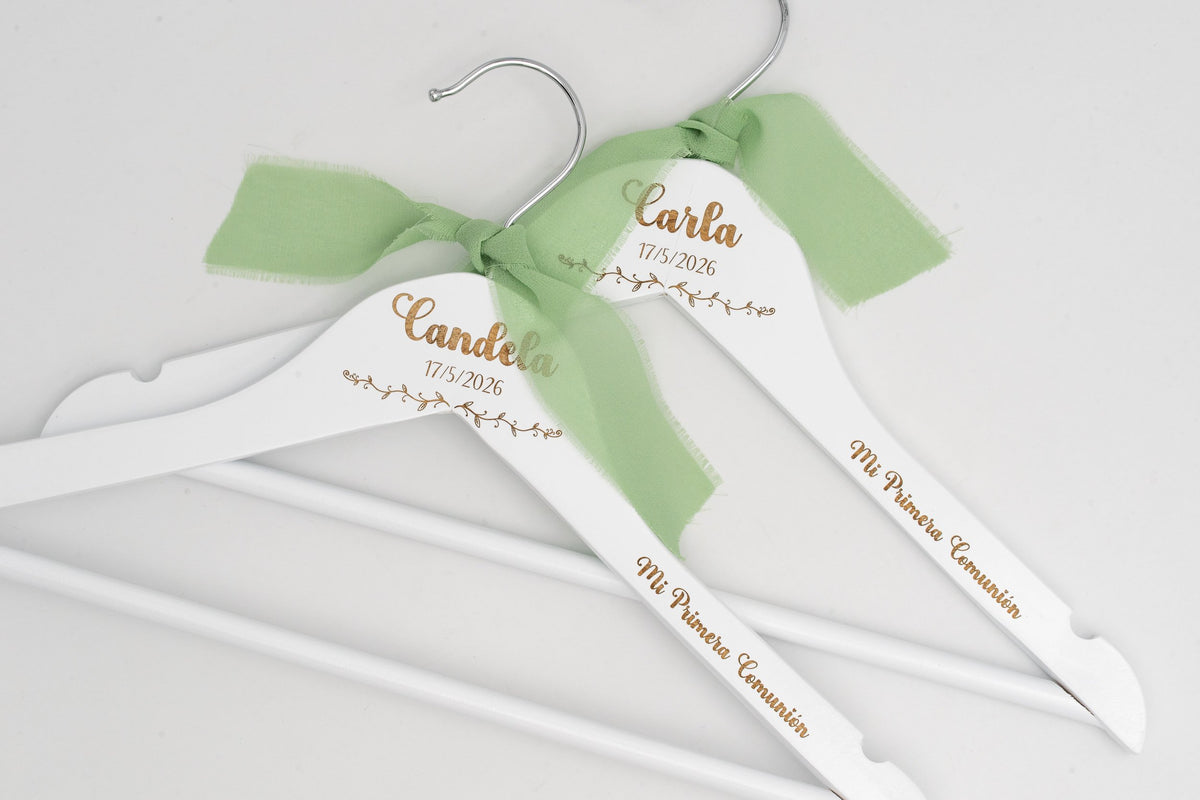 Percha Personalizada Infantil para Comunión