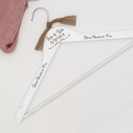 Percha Personalizada para Novios