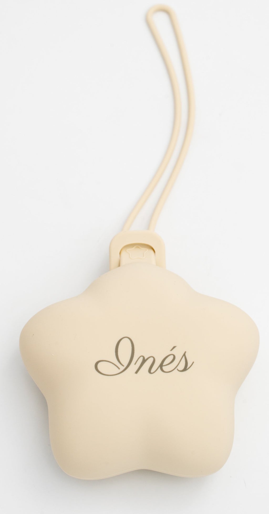 Portachupetes Personalizado de Silicona (Estrella)