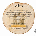 Plaque Tronc 23-25cm (Photo optionnelle GRATUITE)