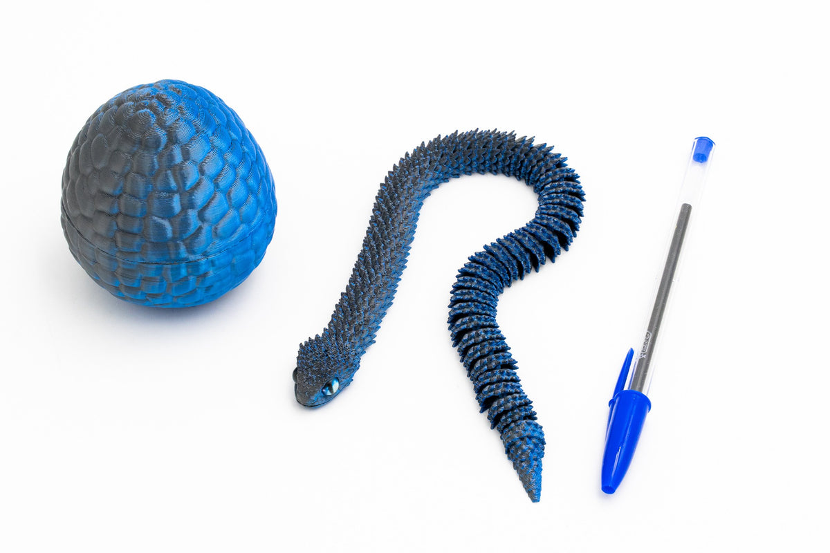 Serpiente 3D con Huevo