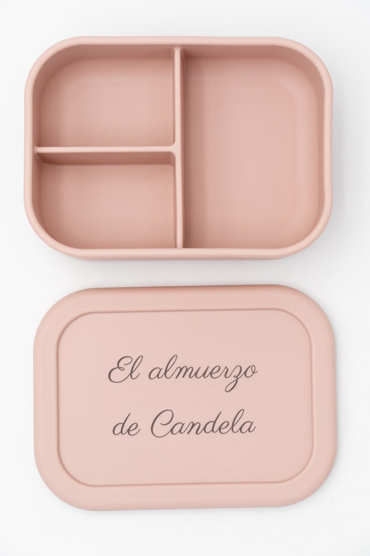 Tupper grande de silicona con tapa personalizada